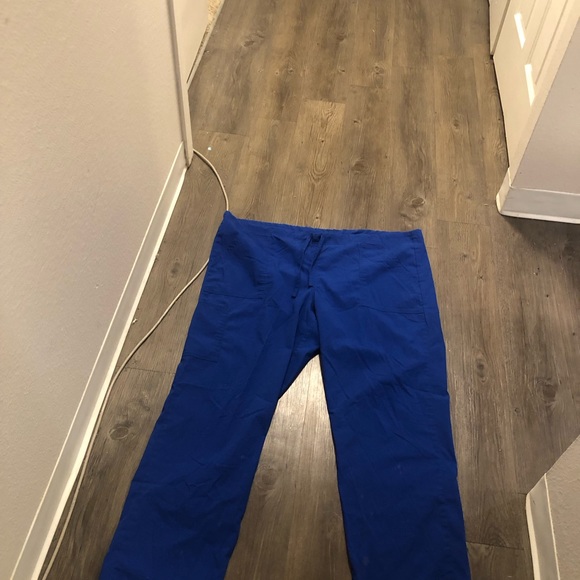 Scrubstar Women’s Navy Blue Cargo Jogger Pull-On 3 Pockets Scrub Pant Sz Large - Picture 3 of 13